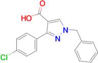 1-Benzyl-3-(4-chlorophenyl)-1h-pyrazole-4-carboxylic acid