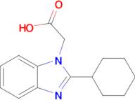 2-(2-Cyclohexyl-1h-1,3-benzodiazol-1-yl)acetic acid