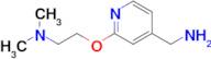 {2-[2-(dimethylamino)ethoxy]pyridin-4-yl}methanamine