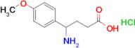 4-Amino-4-(4-methoxyphenyl)butanoic acid hydrochloride