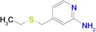 4-[(ethylsulfanyl)methyl]pyridin-2-amine