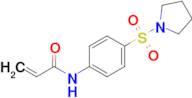 n-[4-(pyrrolidine-1-sulfonyl)phenyl]prop-2-enamide