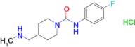 n-(4-Fluorophenyl)-4-[(methylamino)methyl]piperidine-1-carboxamide hydrochloride