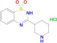 3-piperidin-3-yl-2h-benZo[1,2,4]thiadiazine 1,1-dioxide hydrochloride