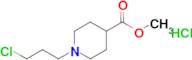 Methyl 1-(3-chloropropyl)piperidine-4-carboxylate hydrochloride