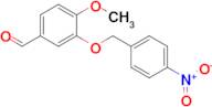 4-Methoxy-3-[(4-nitrophenyl)methoxy]benzaldehyde