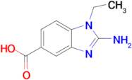 2-Amino-1-ethyl-1h-1,3-benzodiazole-5-carboxylic acid