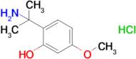 2-(2-Aminopropan-2-yl)-5-methoxyphenol hydrochloride