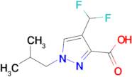 4-(Difluoromethyl)-1-(2-methylpropyl)-1h-pyrazole-3-carboxylic acid