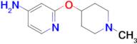 2-[(1-methylpiperidin-4-yl)oxy]pyridin-4-amine