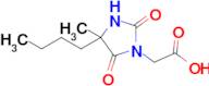 2-(4-Butyl-4-methyl-2,5-dioxoimidazolidin-1-yl)acetic acid