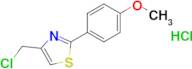 4-(Chloromethyl)-2-(4-methoxyphenyl)-1,3-thiazole hydrochloride