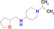 n-[(oxolan-2-yl)methyl]-1-(propan-2-yl)piperidin-4-amine