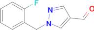 1-[(2-fluorophenyl)methyl]-1h-pyrazole-4-carbaldehyde