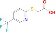 2-{[5-(trifluoromethyl)pyridin-2-yl]sulfanyl}acetic acid