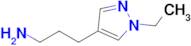 3-(1-Ethyl-1h-pyrazol-4-yl)propan-1-amine