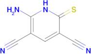 6-amino-2-sulfanylidene-1,2-dihydropyridine-3,5-dicarbonitrile