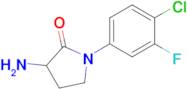 3-Amino-1-(4-chloro-3-fluorophenyl)pyrrolidin-2-one