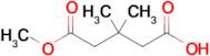 5-Methoxy-3,3-dimethyl-5-oxopentanoic acid