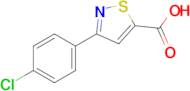 3-(4-Chlorophenyl)-1,2-thiazole-5-carboxylic acid