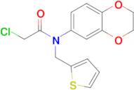 2-Chloro-n-(2,3-dihydro-1,4-benzodioxin-6-yl)-n-(thiophen-2-ylmethyl)acetamide