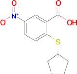 2-(Cyclopentylsulfanyl)-5-nitrobenzoic acid