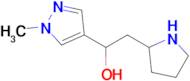 1-(1-Methyl-1h-pyrazol-4-yl)-2-(pyrrolidin-2-yl)ethan-1-ol