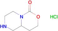 Octahydropiperazino[1,2-c][1,3]oxazin-6-one hydrochloride