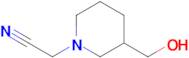 2-(3-(Hydroxymethyl)piperidin-1-yl)acetonitrile
