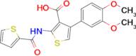 4-(3,4-Dimethoxyphenyl)-2-(thiophene-2-amido)thiophene-3-carboxylic acid