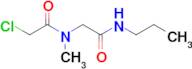 2-Chloro-n-methyl-n-[(propylcarbamoyl)methyl]acetamide