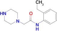 n-(2-Ethylphenyl)-2-(piperazin-1-yl)acetamide