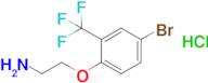 1-(2-Aminoethoxy)-4-bromo-2-(trifluoromethyl)benzene hydrochloride