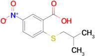 2-[(2-methylpropyl)sulfanyl]-5-nitrobenzoic acid