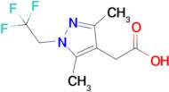 2-[3,5-dimethyl-1-(2,2,2-trifluoroethyl)-1h-pyrazol-4-yl]acetic acid