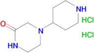 4-(Piperidin-4-yl)piperazin-2-one dihydrochloride
