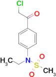 n-[4-(2-chloroacetyl)phenyl]-n-ethylmethanesulfonamide