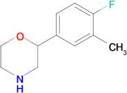 2-(4-Fluoro-3-methylphenyl)morpholine