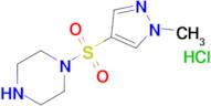 1-[(1-methyl-1h-pyrazol-4-yl)sulfonyl]piperazine hydrochloride
