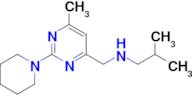 {[6-methyl-2-(piperidin-1-yl)pyrimidin-4-yl]methyl}(2-methylpropyl)amine