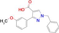 1-Benzyl-3-(3-methoxyphenyl)-1h-pyrazole-4-carboxylic acid