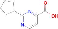 2-Cyclopentylpyrimidine-4-carboxylic acid