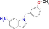 1-[(3-methoxyphenyl)methyl]-1h-indol-6-amine