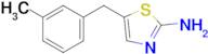 5-[(3-methylphenyl)methyl]-1,3-thiazol-2-amine