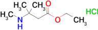 Ethyl 3-methyl-3-(methylamino)butanoate hydrochloride