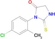 3-(4-Chloro-2-methylphenyl)-2-sulfanylideneimidazolidin-4-one