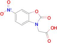 2-(6-Nitro-2-oxo-2,3-dihydro-1,3-benzoxazol-3-yl)acetic acid