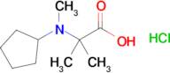 2-[cyclopentyl(methyl)amino]-2-methylpropanoic acid hydrochloride