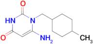 6-Amino-1-[(4-methylcyclohexyl)methyl]-1,2,3,4-tetrahydropyrimidine-2,4-dione