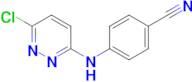 4-[(6-chloropyridazin-3-yl)amino]benzonitrile